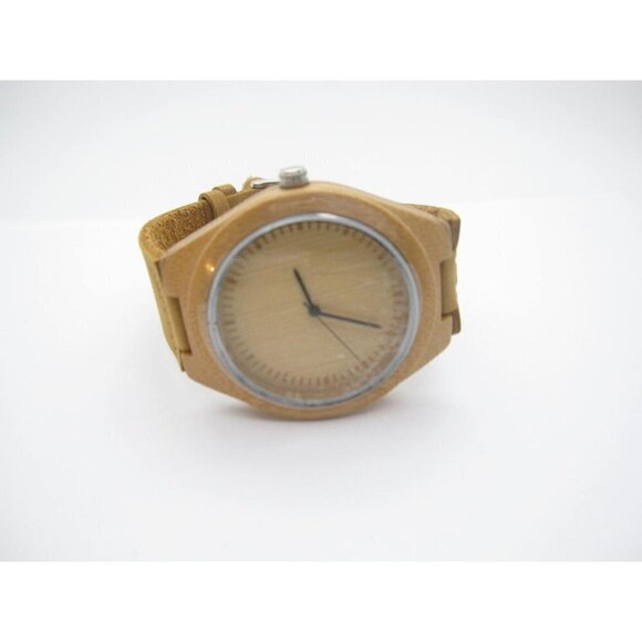 Men's Cucol Wooden Analog 47mm Dial Causal Round Watch (D931) - Picture 9 of 12